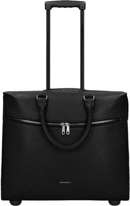 Gigi Fratelli Dames Leren Laptop Trolley 15.6 inch Romance Business ROM8015 Zwart