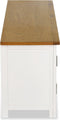 vidaXL - Tv-meubel - 120x35x48 - cm - massief - eikenhout