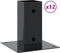 vidaXL - Spokkels - vierkant - 12 - st - 71x71 - mm - gepoedercoat - staal - antraciet