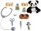 Smoby - Veterinaire koffer - 1 panda knuffel en vele accessoires - 2 in 1 product: Transportkooi - Franse productie