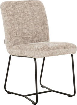 MUST Living Side chair Zola - 87x46x56 cm, glossy sand