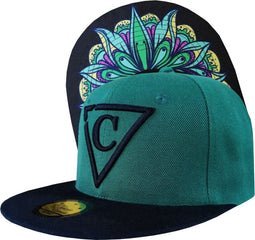Capiche® Snapback Pet Heren – Green Flow – Groen & Zwart – Verstelbaar met Druksluiting – Sportcap – Baseball Cap