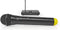 Nedis Draadloze Microfoonset - 1 Kanaal - 1 Microfoon - Cardioïde - 40 Hz - 15 kHz - 1500 Ohm - -97 dB - Volumebediening - Zwart