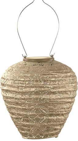 Lumiz Solar Tuinverlichting - Tuinverlichting op zonne energie - Tuinverlichting - Buitenlampjes - Tuinverlichting op zonneergie - Buitenverlichting - Decoratie - Mandela Balloon - 20 cm - Goud