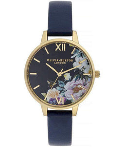 Olivia Burton OB16EG113 - Horloge - Quartz - 34 mm - Blauw/Goud