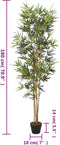 vidaXL - Kunstplant - bamboe - 1104 - bladeren - 180 - cm - groen
