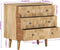 vidaXL - Ladekast - 70x35x70 - cm - massief - mangohout