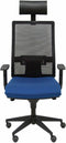 Bureaustoel met hoofdsteun Horna Piqueras y Crespo BALI200 Marineblauw