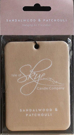 Geurkaartje Sandelhout (Sandalwood and Patchouli) - 3 weken - Isle of Skye Candle