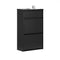 SoBuy FSR165-SCH - Schoenenkast - 2 Flappen en Lade - Zwart