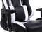 Gamestoel Tornado bureaustoel - ergonomisch verstelbaar - racing gaming stoel - zwart wit