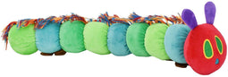 Eric Carle - Pluche Rupsje Nooitgenoeg - Kauwspeelgoed met pieper en knispergeluid - 46 cm