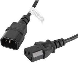 Power Cord Lanberg CPU IEC320 Black