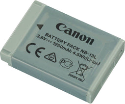 Canon NB-13L - Oplaadbare batterij Lithium-Ion 1250 mAh 3,6 V - Grijs