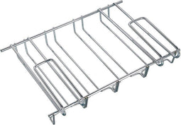 Excellent Houseware Wijnrek - 12 glazen - Zilverkleurig metaal 34x25x9cm