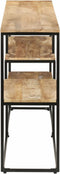 vidaXL - Dressoir - 150x30x75 - cm - ruw - mangohout
