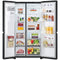 LG GSLC41EPPE - Amerikaanse koelkast - 635 liter - Ice & water dispenser - Essence matte black
