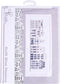 Thea Gouverneur - Borduurpakket met telpatroon - 552A - Voorgesorteerde DMC Garens - Delfts Blauwe Huisjes - Aida - 27 cm x 11 cm - DIY Kit