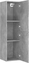 vidaXL - Tv-meubels - 2 - st - 30,5x30x110 - cm - bewerkt - hout - betongrijs