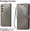iMoshion Hoesje Geschikt voor Samsung Galaxy S24 Hoesje Met Pasjeshouder - iMoshion Mandala Bookcase - Grijs