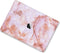 Lunso Geschikt voor MacBook Pro 16 inch (2019) cover hoes - case - Marble Finley