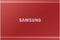 Samsung Portable T7 - Externe SSD - 500 GB - USB C 3.2 - Rood