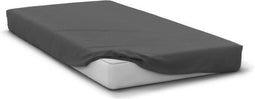 Hoeslaken - HOME LINGE PASSION - HP71766 - 140 x 190 cm + muts 30 cm - Microvezel - 82 g - Antracietgrijs