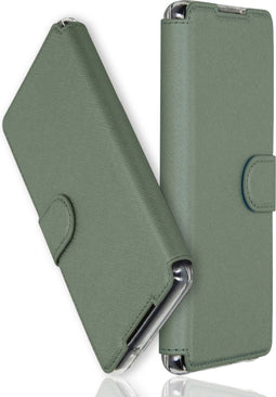 Accezz Hoesje Geschikt voor Samsung Galaxy A13 (5G) / A04s Hoesje Met Pasjeshouder - Accezz Xtreme Wallet Bookcase - Lichtgroen