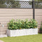 vidaXL - Tuinplanters - met - Waterirrigatiesysteem - - - 4 - stuks - - - Wit