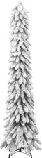 vidaXL - Kunstkerstboom - met - verlichting - en - sneeuw - 100 - LED's - 180 - cm