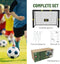 Umbro Voetbaldoel - Voetbal Goal 180 x 120 x 60 cm - Snelle Montage - Metaal - Zwart/Geel
