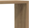 vidaXL - Wandplanken - 4 - stuks - Artisan - Eiken - 80x15x26 - cm - Gelaagd - Hout