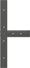 vidaXL - Eettafelpoten - 2 - st - T-vormig - 80x35x(72-73) - cm - staal - antraciet