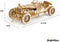 BrightWise® Robotime Grand Prix Auto Hout Modelbouw Pakket Zonder Lijm - Bouwpakketten volwassenen - Bouwpakketten kinderen - Modelbouwpakketten volwassenen - Miniatuur bouwpakket volwassenen - Modelbouw auto