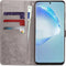 Hoesje Met Pasjeshouder Geschikt voor Samsung Galaxy S20 Plus - Mandala Bookcase - Grijs