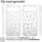 iMoshion Hoesje Geschikt voor Google Pixel 8 Hoesje Siliconen - iMoshion Design hoesje - Meerkleurig / Hearts