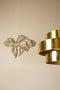 PTMD Zelisso Wanddecoratie Vis - 50 x 0,5 x 38,5 cm - Metaal - Goud