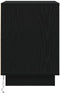 vidaXL - Nachtkastjes - met - LED-verlichting - 2 - stuks - Zwart - 39x34.5x50 - cm