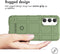 iMoshion Hoesje Geschikt voor Samsung Galaxy S23 FE Hoesje Siliconen - iMoshion Rugged Shield Backcover - Donkergroen