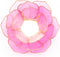Lotus sfeerlicht bladvorm roze goudrand - 13.5cm