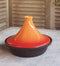 Cosy & Trendy - Tajine - Gietijzer Ø25cm - Geschikt voor Inductie - Zwart/Oranje
