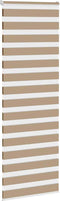 vidaXL - Zebra - Blind - 90x200 - cm - stofbreedte - 85,9 - cm - polyester - zandbruin