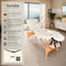 tectake® Draagbare Massagetafel - 3 Zones - Opvouwbaar - Beige
