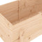 vidaXL - Plantenbak - verhoogd - 160x50x57 - cm - massief - grenenhout
