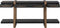 Richmond Dressoir Cambon 3-Laden Dark Coffee