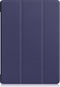 3-Vouw sleepcover hoes - Geschikt voor Lenovo Tab E10 - Blauw