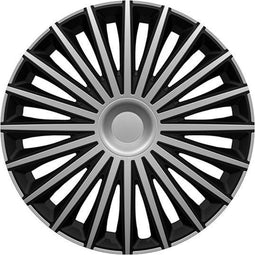 Carpoint Dakota - Wieldoppenset - 14 Inch - Zilver/zwart (4 stuks)