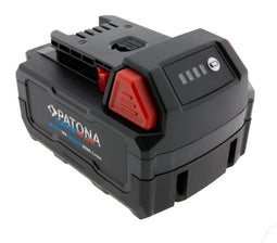 PATONA Platinum 18V Accu - Milwaukee M18 - USB-C-poort PD45W - Zwart