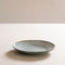 Dutch Rose Organic Bord Plat 21,5 cm Blauw - Stoneware Handgemaakt