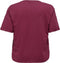 Only Gemini Loose Shirt - Sporttop - Ronde hals - Beet Red - XS